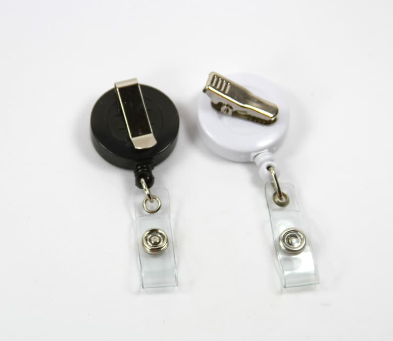 Paw Badge Reel Black Badge Reel PAW Fabric Lanyard Retractable Badge Reel