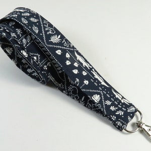 DIEREN stoffen lanyard, marineblauwe badge houder, krokodillen badge houder, dier design lanyard