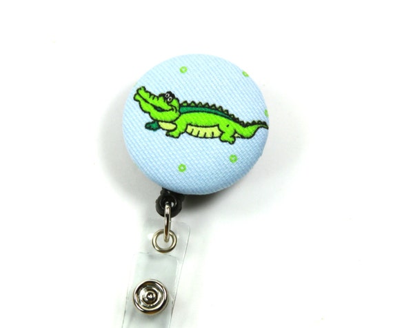 ALLIGATOR Fabric Badge Reel, Retractable Badge Reel, Croc Badge Reel, Crocodile  Badge Reel -  Canada