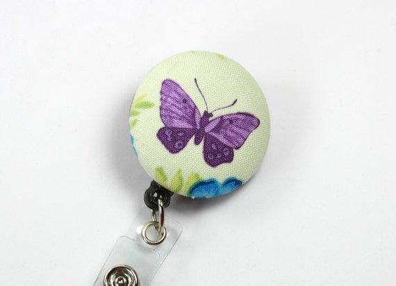 BUTTERFLY Badge Reel, Retractable Badge Reel, Butterfly Lanyard, Butterfly  Button Reel -  Canada