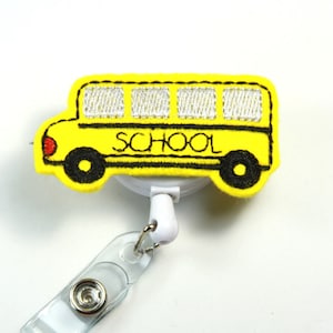 Schulbus-Abzeichen-Rollen, fühlte Schulbus Abzeichen Haspel, Schule Schlüsselband, Bus Abzeichen Haspel, Lehrer Abzeichen Walzen