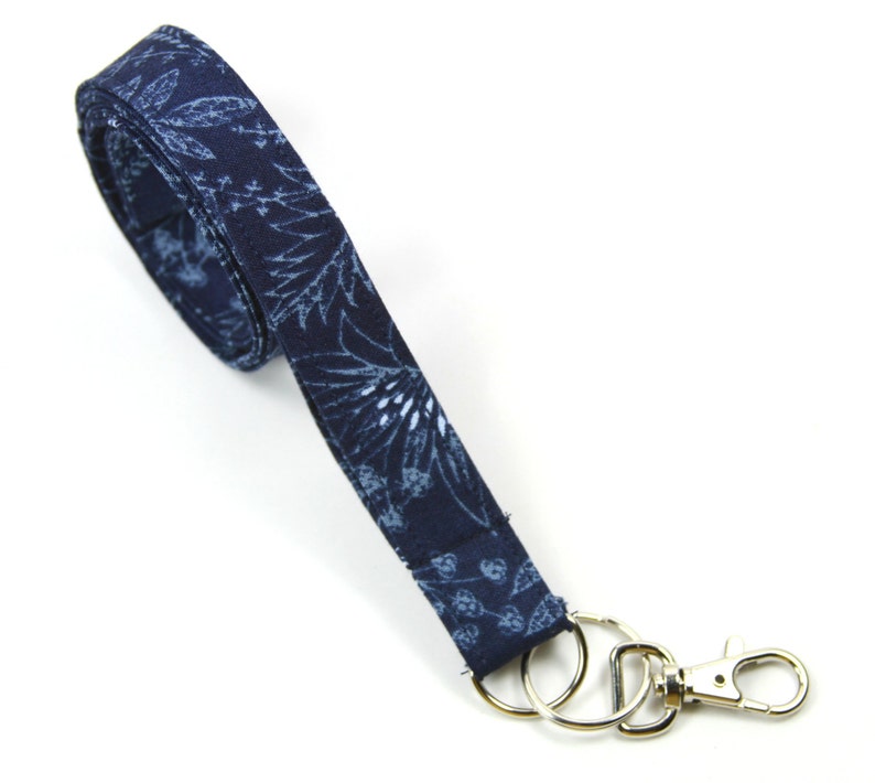 BLUE Fabric Badge Holder Fabric Lanyard Blue Board Lanyard Etsy