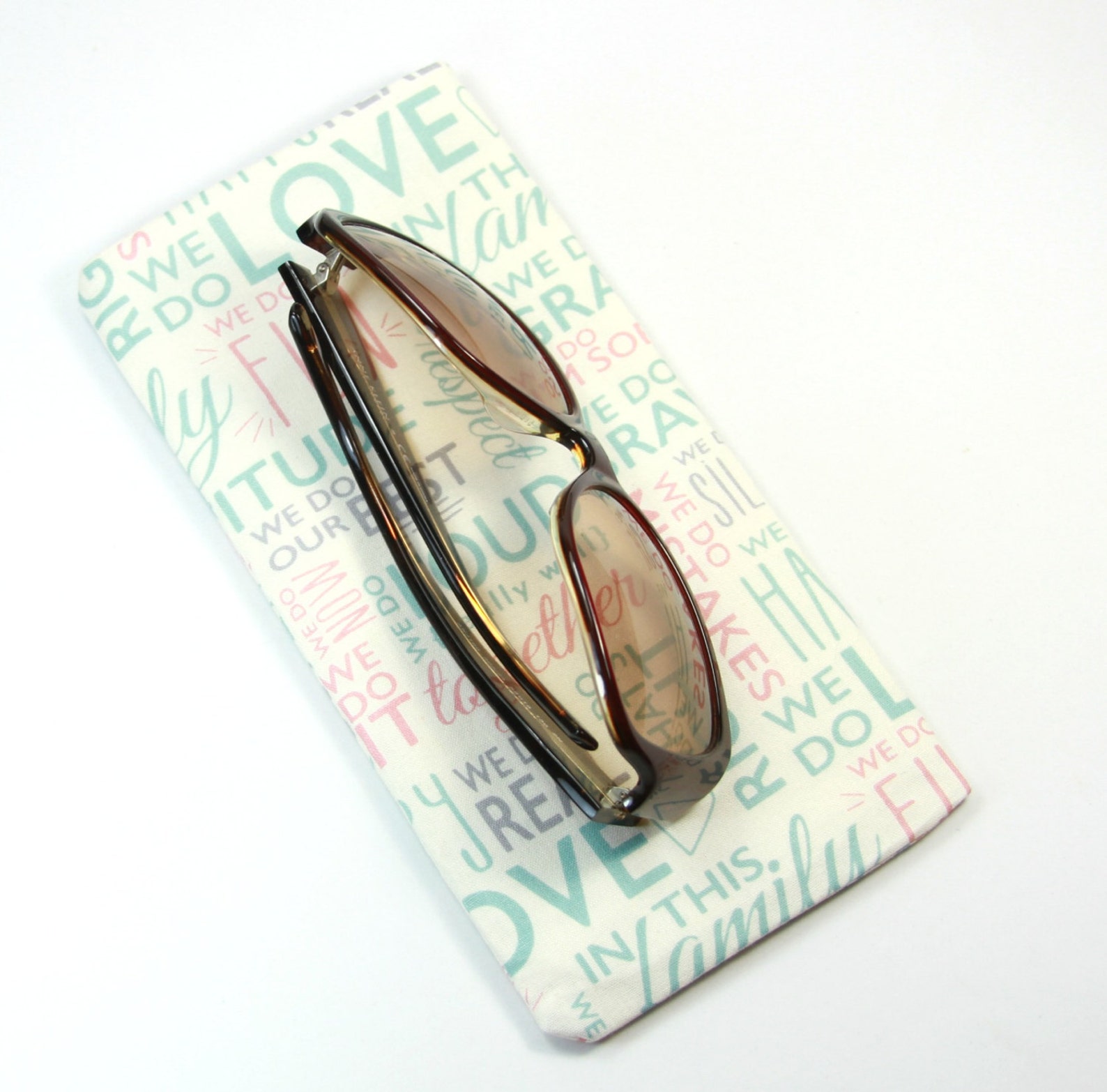 HOU van weefsel kast zonnebril tas bril geval liefde