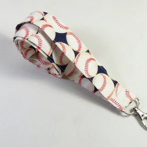 BASEBALL Stoff Schlüsselbänder, Baseball-Design-Abzeichen-Halter, Sport-Design-Abzeichen-Halter, Ball-Design-Abzeichen-Halter, Stoff-Lanyard