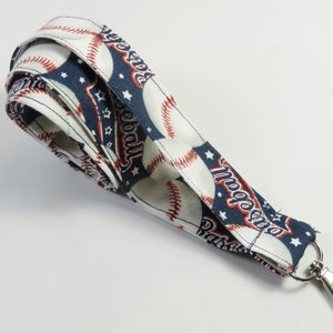 BASEBALL Abzeichen-Halter, Sport-Lanyard, Baseball-Lanyard, Baseball-ID-Halter, ID-Kartenhalter, Stoff-Abzeichen-Halter, Baseball-Lanyards