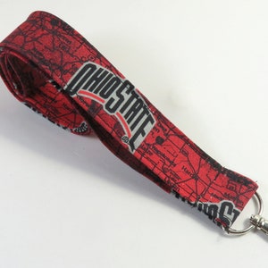 MAP Stoff-Lanyard, roter Ausweishalter, Karten-Design-Lanyard, Zeitungs-Design-Lanyard, weinroter Ausweishalter