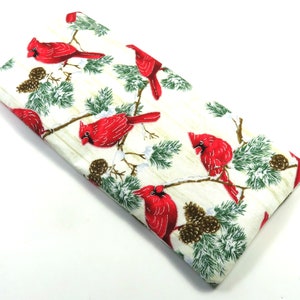Bolsas com design CARDINAL, bolsas com design cardinal vermelho, bolsa com design de pássaros, linda capa com design de pássaros, bolsas com design de férias. Caso de design de férias
