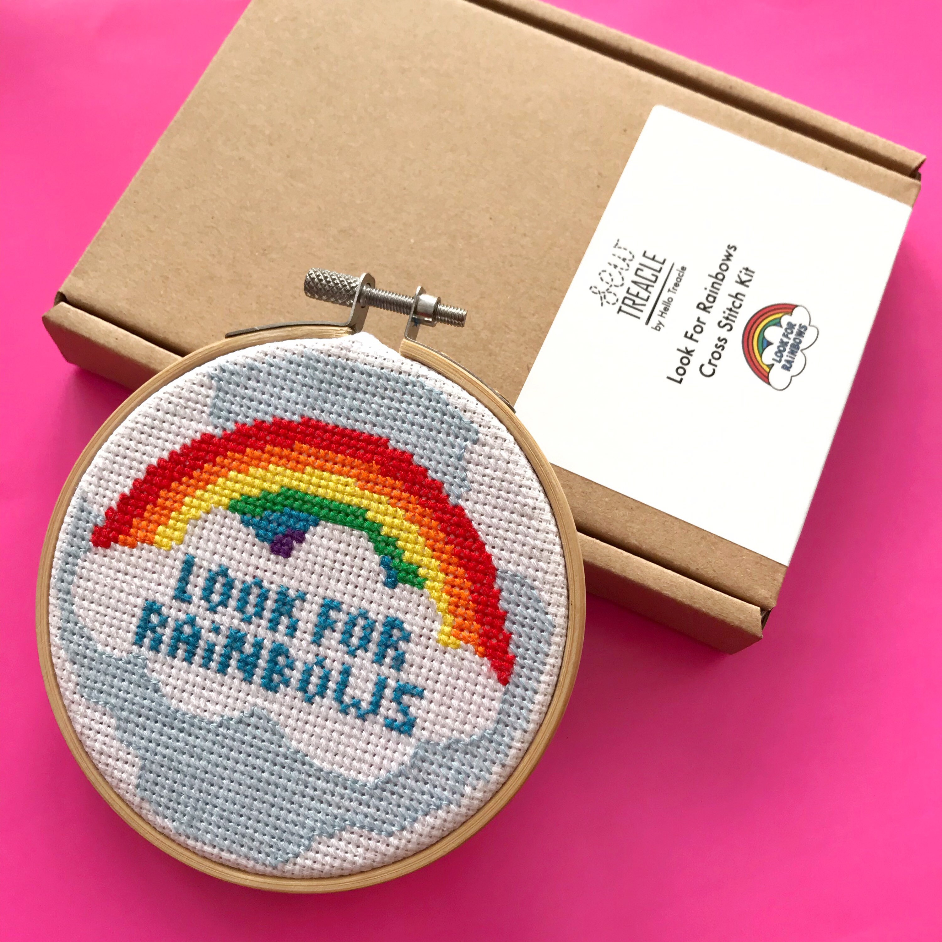 Mini counted cross stitch kit