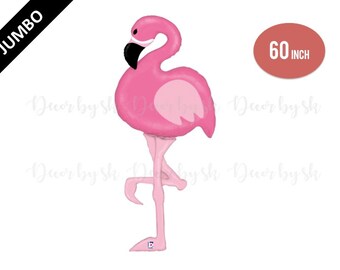 60 inch Giant Pink Flamingo Balloon, Beach Party, Birthday Party, Summer Party, Beach Theme Party, Pool Party