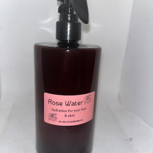 All Natural Rose Water 16oz!!!