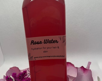 Rose Water 16oz refill bottle
