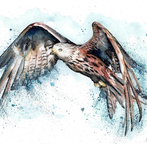 Estampa de pipa vermelha. Arte de parede de pipa vermelha. Arte de pipa vermelha. Decoração de parede de pipa vermelha. Presente de pipa vermelha. Aquarela de pipa vermelha.