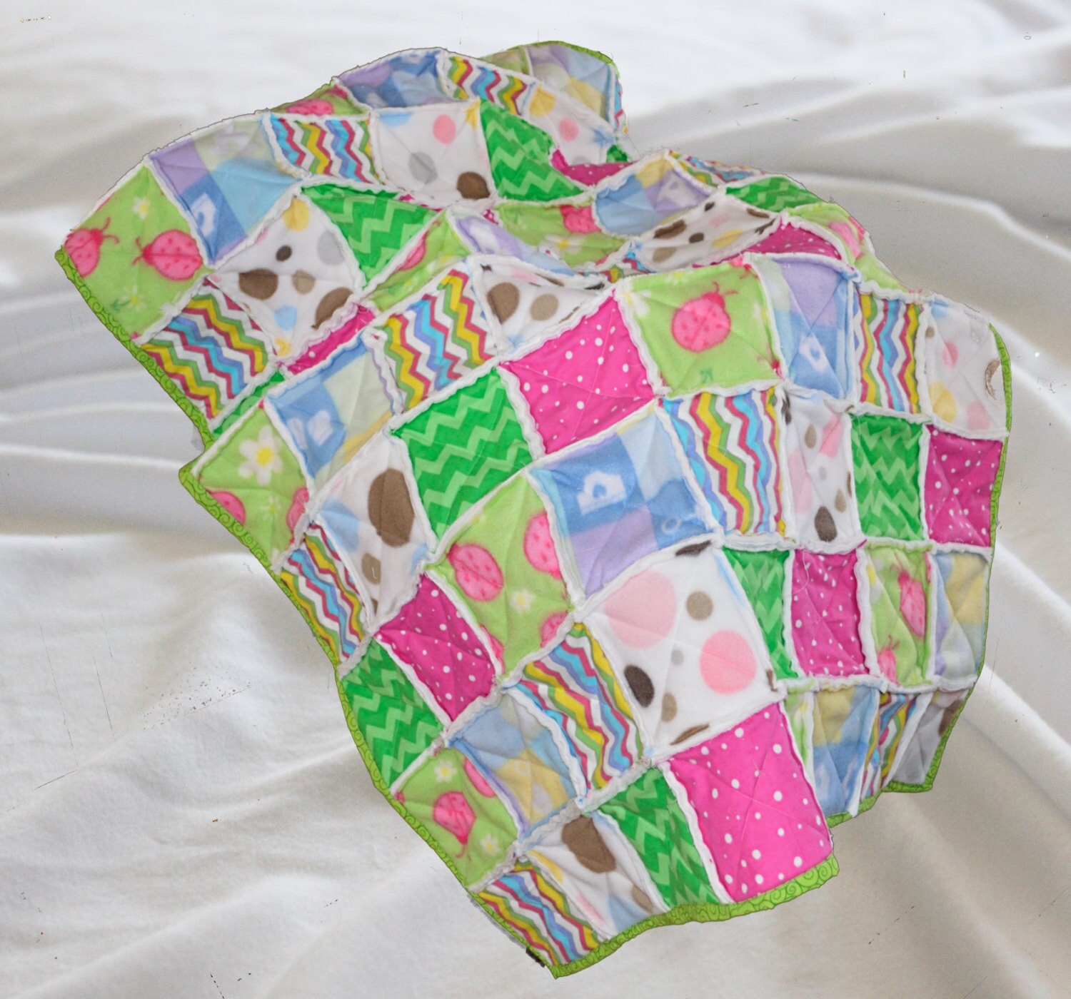 Baby Rag Quilt Baby Clothes Quilt Gender Neutral Baby Rag | Etsy
