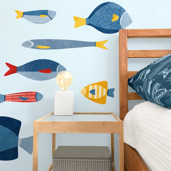 Big Fish Kit - Fabric Wall Decal - Sag Harbor - Mej Mej