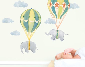 Flying Friends - Fabric Wall Decal - Nursery Daydreams Collection - Mej Mej