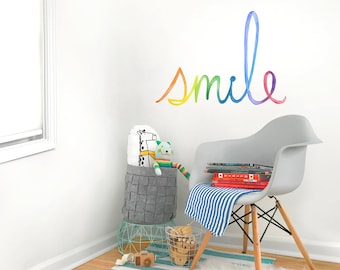 Smile - Fabric Wall Decal - Color Story - Mej Mej