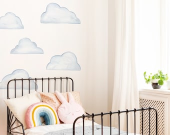 Large Color Story Clouds - Fabric Wall Decal - Color Story - Mej Mej