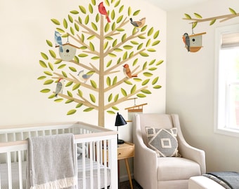 Feather Tree Kit - Fabric Wall Decal - Feather - Mej Mej