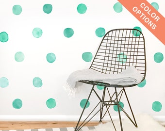 Small Watercolor Dots - Fabric Wall Decal - Color Story - Mej Mej