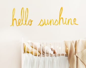 Hello Sunshine - Fabric Wall Decal - Color Story - Mej Mej