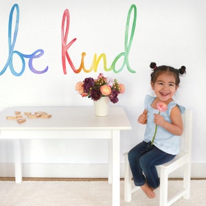 Be Kind Fabric Wall Decal Color Story Mej Mej image 1