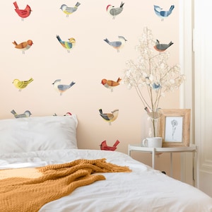 Bird Kit - Fabric Wall Decal - Feather - Mej Mej