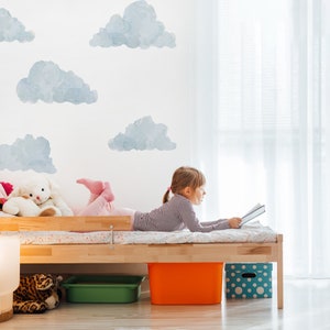 Large Nursery Daydreams Clouds - Fabric Wall Decal - Nursery Daydreams - Mej Mej