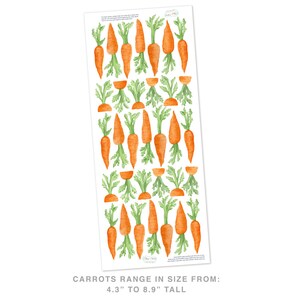 Carrot Toss Fabric Wall Decal Hop Mej Mej image 2