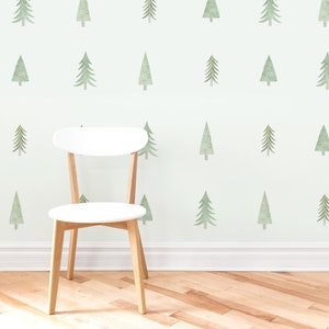 Evergreen Tree Toss Fabric Wall Decal Evergreen Mej Mej image 6