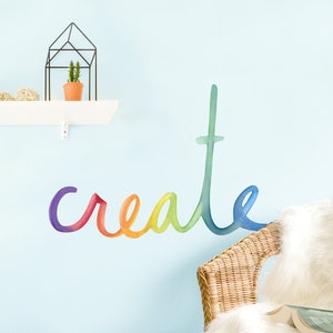 Create - Fabric Wall Decal - Color Story - Mej Mej