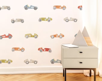 Hot Rods • Peel-and-Stick Wall Decals • Mej Mej