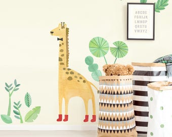 Giraffe - Fabric Wall Decal - Modern Jungle - Mej Mej