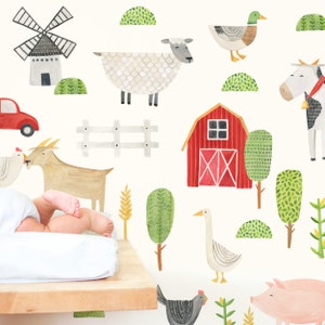 Modern Farm Kit Small - Fabric Wall Decal - Modern Farm - Mej Mej