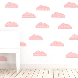 Cloud Fabric Wall Decals Rose Mej Mej image 1