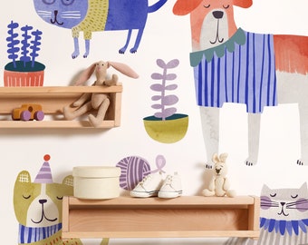 Pet House Spritz - Small Kit - Fabric Wall Decal - Pet House - Mej Mej