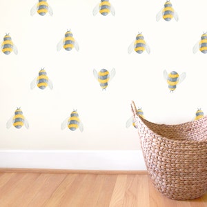 Bee Toss Fabric Wall Decal Hop Mej Mej image 1