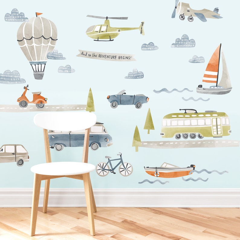 Away We Go Kit Regular Fabric Wall Decal Away We Go Mej Mej image 3