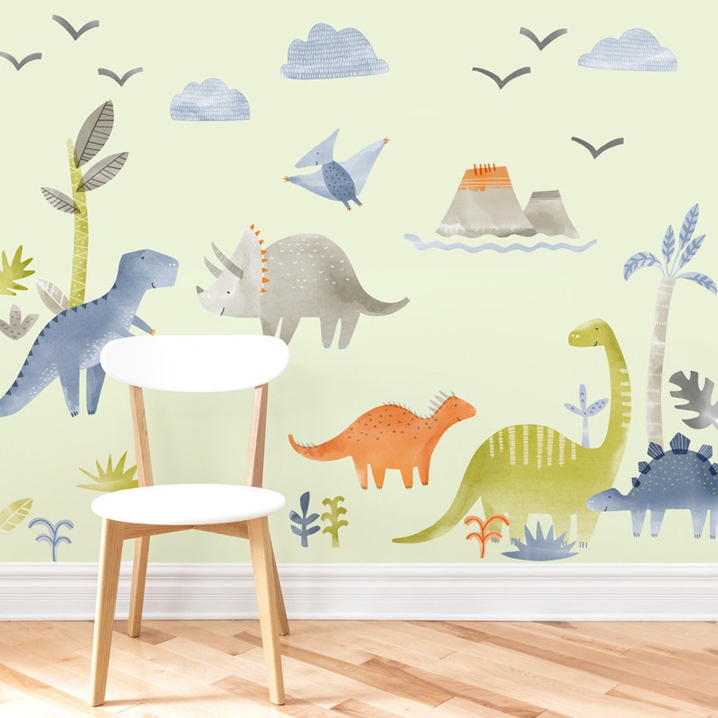 Dino Kit Fabric Wall Decal Dino Collection Mej Mej image 1