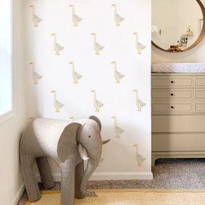 Goose Toss Fabric Wall Decal Modern Farm Mej Mej image 5