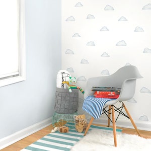 Color Story Clouds Fabric Wall Decal Color Story Mej Mej image 3