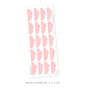 Cloud Fabric Wall Decals Rose Mej Mej image 2