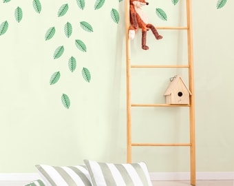 Leaves - Fabric Wall Decal - Modern Jungle - Mej Mej