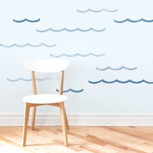 Extra Waves Fabric Wall Decal Sag Harbor Mej Mej image 3