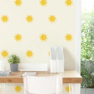 Mini Suns Fabric Wall Decal Color Story Mej Mej image 4