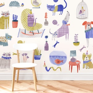 Pet House Spritz - Large Kit - Fabric Wall Decal - Pet House - Mej Mej