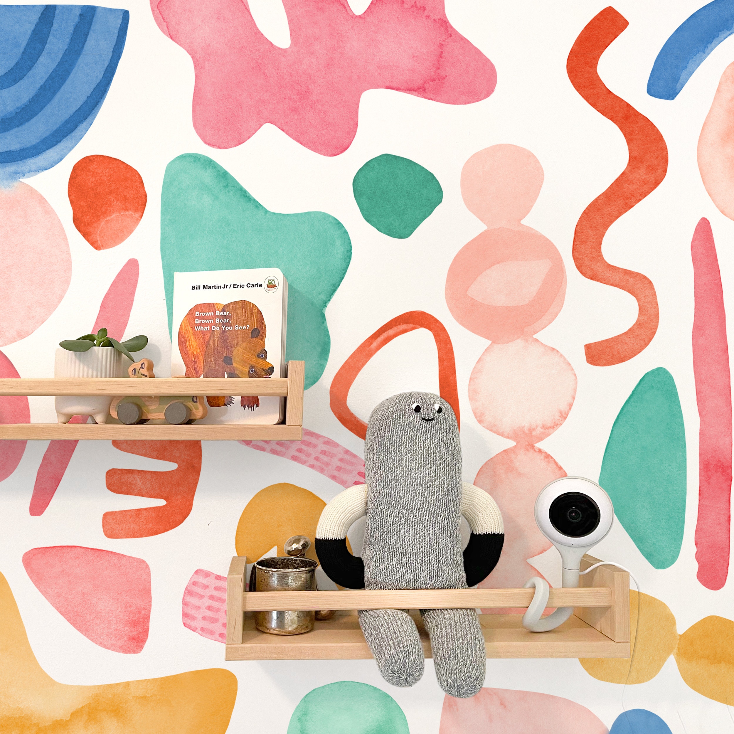 Abstract Shapes Fresh - Small Kit - Fabric Wall Decal - Mej Mej