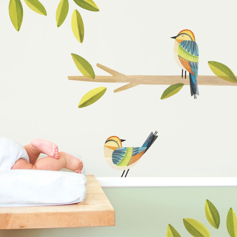 Rainbow Bee-Eater Fabric Wall Decal Feather Mej Mej image 1