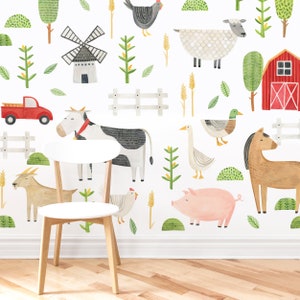 Modern Farm Kit Large Fabric Wall Decal Modern Farm Mej Mej image 3