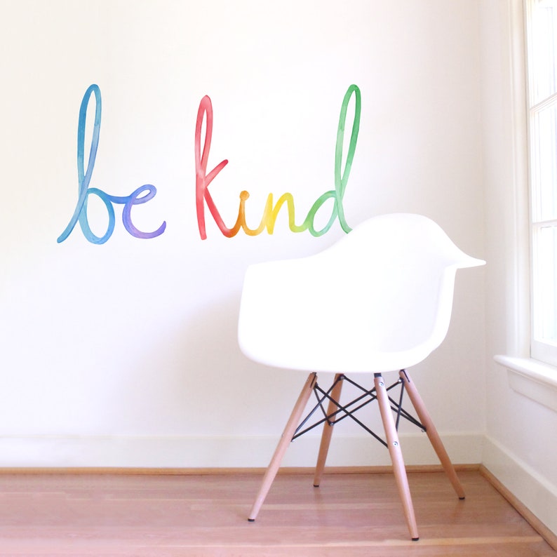 Be Kind Fabric Wall Decal Color Story Mej Mej image 4