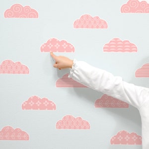 Cloud Fabric Wall Decals Rose Mej Mej image 3